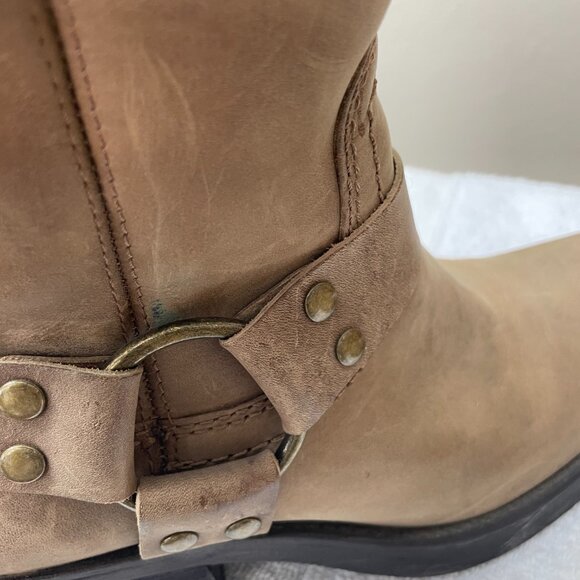Penny Loves Kenny Harness Leather Bike Boots 6m - Picture 9 of 10